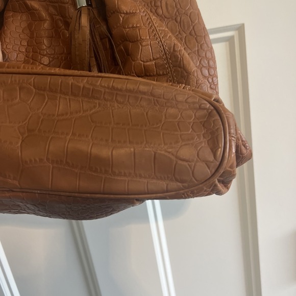 Vintage Michael Kors Bag Cognac Camel Tan Tassel - Picture 5 of 10